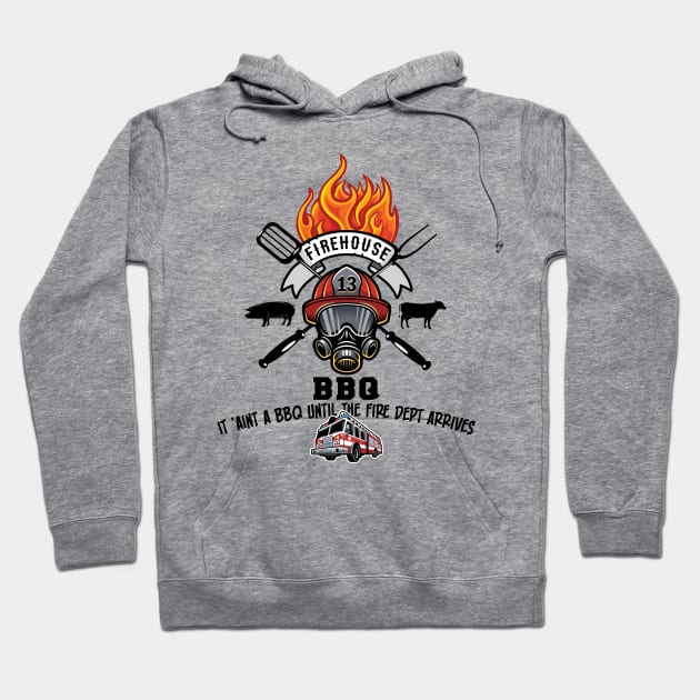 Firehouse BBQ Hoodie by spicoli13